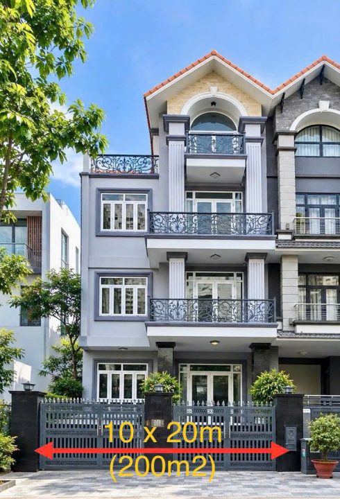 BÁN BIỆT THỰ HIM LAM – 24 ĐƯỜNG SỐ 3 💎 200m² đất – Có thang máy – Đang cho thuê 80 triệu/tháng – Giá 60 tỷ